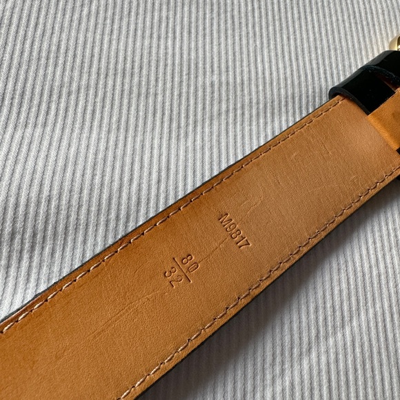 Louis Vuitton Vernis vintage belt~ hunter green - Picture 3 of 5